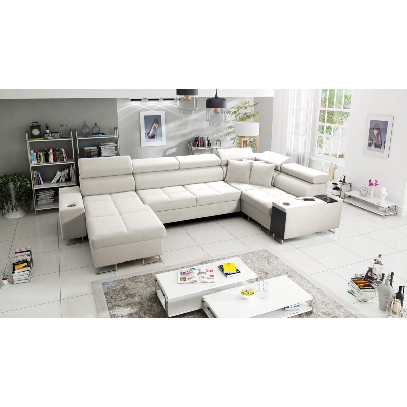 Ecksofa U Orbix IV Maxi mit Schlaffunktion - Velvet, Ultario Velvet 2978 Ecksofa U Orbix IV Maxi mit Schlaffunktion - Velvet, Ultario Velvet 2978
