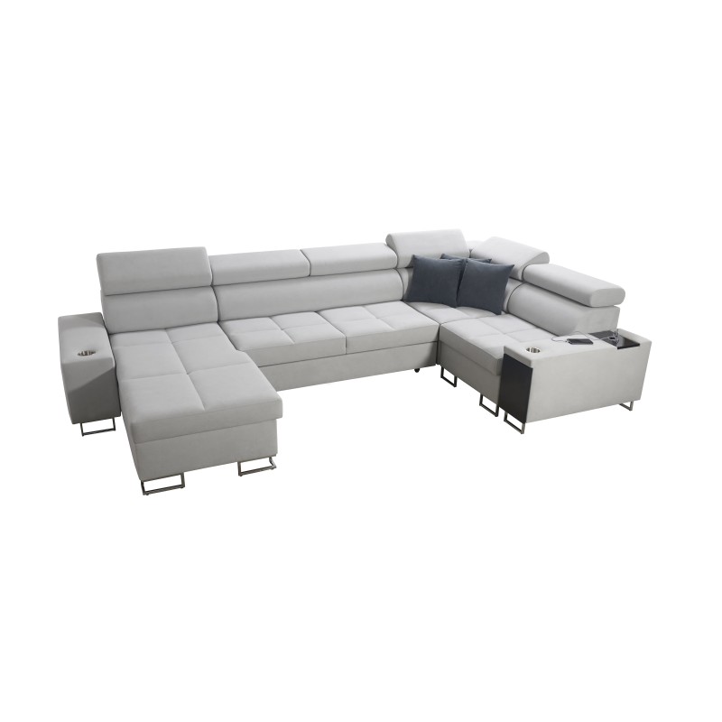 Ecksofa U Orbix IV Maxi mit Schlaffunktion - Samt, Ultario Velvet 2961 Ecksofa U Orbix IV Maxi mit Schlaffunktion - Samt, Ultario Velvet 2961