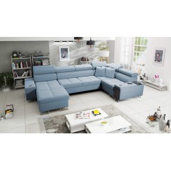 Ecksofa U Orbix IV Maxi mit Schlaffunktion - Samt, Ultario Samt 2960