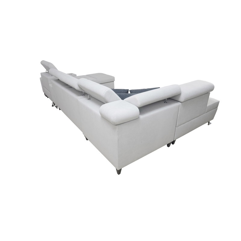 Sofá en forma de U Orbix V con función de cama | Muebles con Plecionka, Sawana 14 Sawana 84 Sofá en forma de U Orbix V con función de cama | Muebles con Plecionka, Sawana 14 Sawana 84