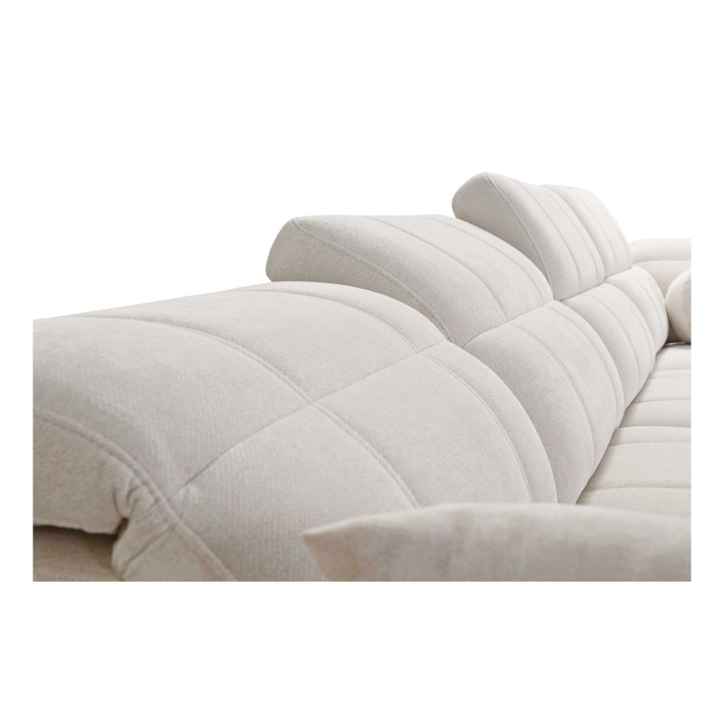 Sofá esquinero Ballagio XI con función de cama en tela Plecionka, Spring 1102: comodidad y estilo en uno. Sofá esquinero Ballagio XI con función de cama en tela Plecionka, Spring 1102: comodidad y estilo en uno.