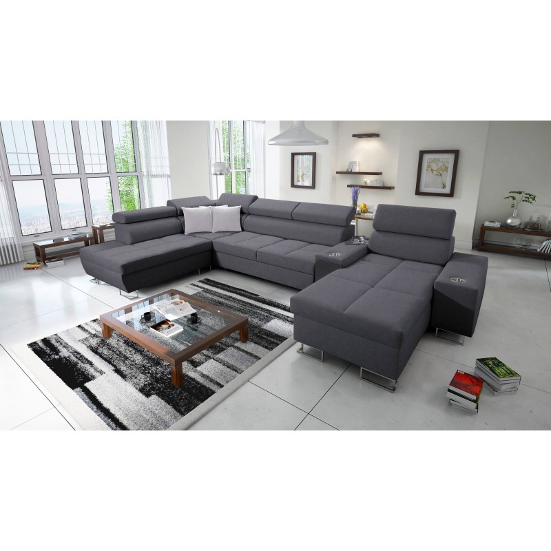 Esquina en forma de U Orbix V con función de dormir | Muebles de Plecionka, Sawana 96 Sawana 84