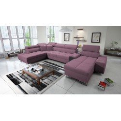 Sofá esquinero en forma de U Orbix V con función de cama | Muebles de Velvet, Ultario Velvet 2961 Sawana 84