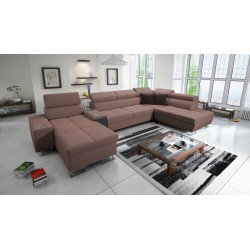 Sofá en forma de U Orbix V con función de cama | Muebles de Plecionka, Sawana 26 Sawana 84