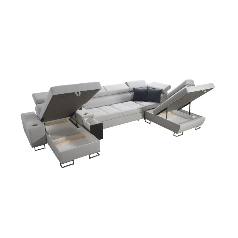 Sofá en forma de U Orbix V con función de cama | Muebles de Plecionka, Sawana 26 Sawana 84 Sofá en forma de U Orbix V con función de cama | Muebles de Plecionka, Sawana 26 Sawana 84