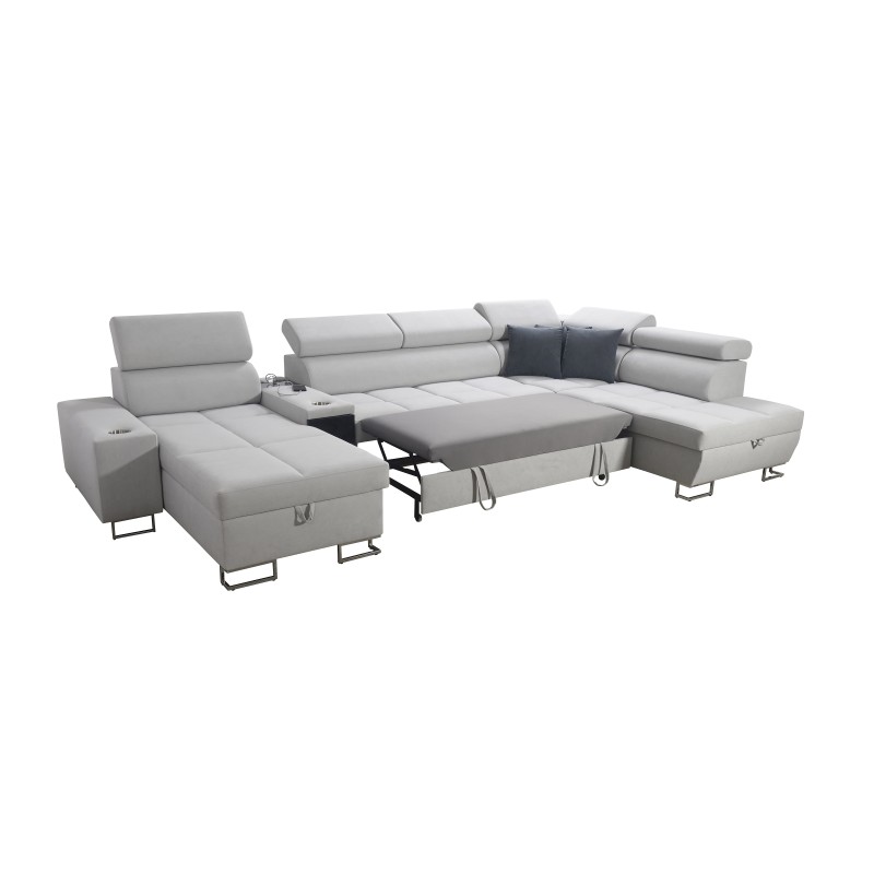 Sofá en forma de U Orbix V con función de cama | Muebles de Plecionka, Sawana 26 Sawana 84 Sofá en forma de U Orbix V con función de cama | Muebles de Plecionka, Sawana 26 Sawana 84