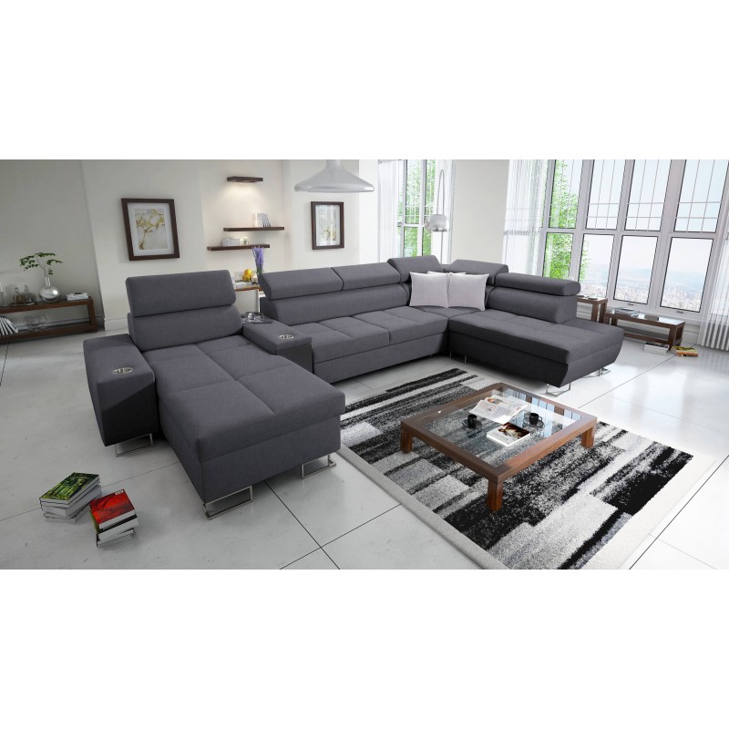 Esquina en forma de U Orbix V con función de dormir | Muebles de Plecionka, Sawana 96 Sawana 84 Esquina en forma de U Orbix V con función de dormir | Muebles de Plecionka, Sawana 96 Sawana 84