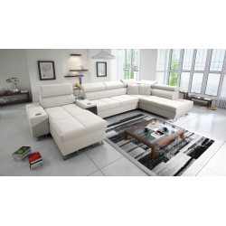 Sofá esquinero en forma de U Orbix V con función para dormir | Muebles de terciopelo, Ultario Velvet 2978 Sawana 84