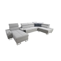 Sofá esquinero en forma de U Orbix V con función de cama | Muebles de Velvet, Ultario Velvet 2961 Sawana 84 Sofá esquinero en forma de U Orbix V con función de cama | Muebles de Velvet, Ultario Velvet 2961 Sawana 84