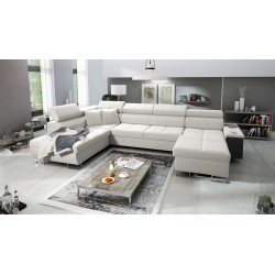 Ecksofa in U-Form Orbix VI – luxuriöser Komfort und moderne Lösungen