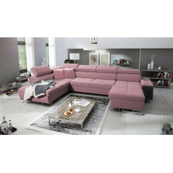 Ecksofa in U-Form Orbix VI – luxuriöser Komfort und moderne Lösungen