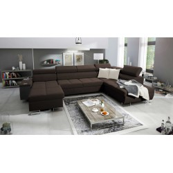 Ecksofa in U-Form Orbix VI – luxuriöser Komfort und moderne Lösungen