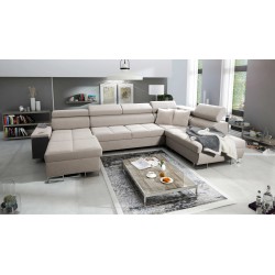 Ecksofa in U-Form Orbix VI – luxuriöser Komfort und moderne Lösungen
