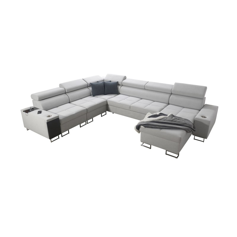 Sofá esquinero Orbix VIII con función de cama: tu lugar para relajarte y descansar. Sofá esquinero Orbix VIII con función de cama: tu lugar para relajarte y descansar.