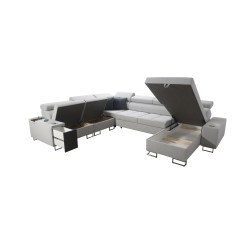 Sofá esquinero Orbix VIII con función de cama: tu lugar para relajarte y descansar.