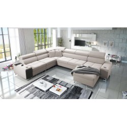 Sofá esquinero Orbix VIII con función de cama: tu lugar para relajarte y descansar.