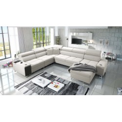 Sofá esquinero Orbix VIII con función de cama: tu lugar para relajarte y descansar.
