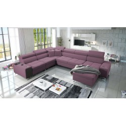 Sofá esquinero Orbix VIII con función de cama: tu lugar para relajarte y descansar.
