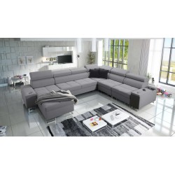 Sofá esquinero Orbix VIII con función de cama: tu lugar para relajarte y descansar.