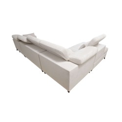 Sofá esquinero Ballagio XI con función de cama en tela Plecionka, Spring 1112: comodidad y estilo en uno.