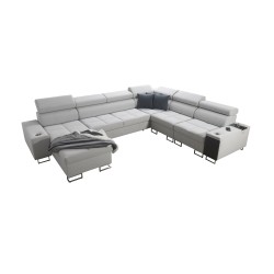 Sofá esquinero Orbix VIII con función de cama: tu lugar para relajarte y descansar. Sofá esquinero Orbix VIII con función de cama: tu lugar para relajarte y descansar.