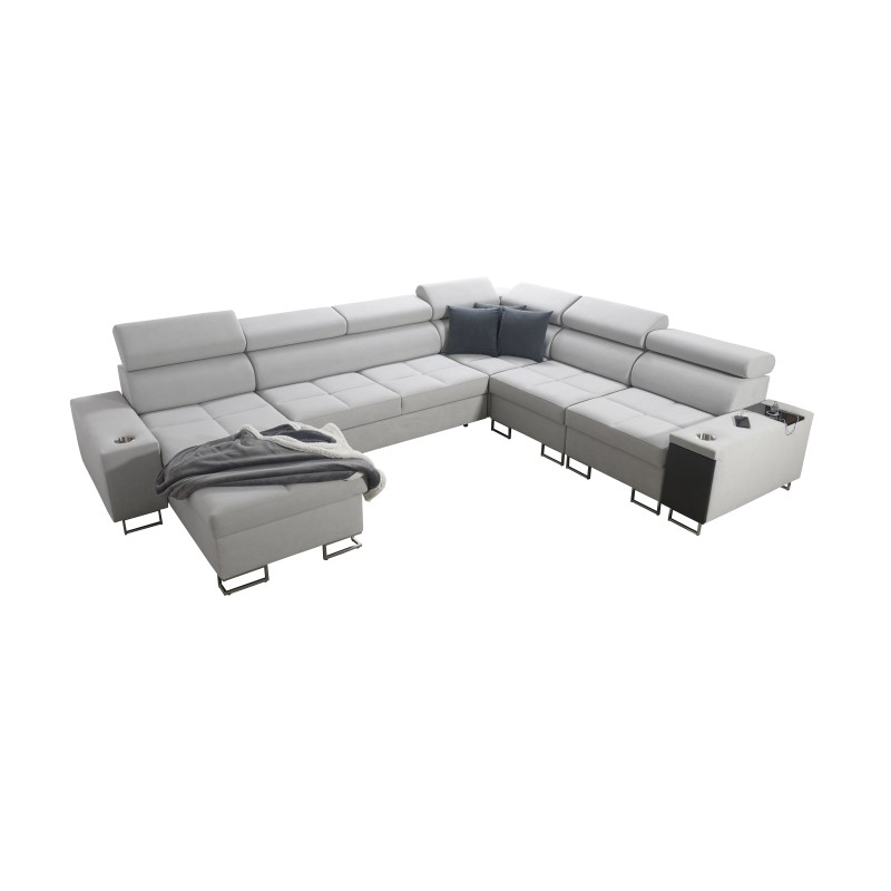 Sofá esquinero Orbix VIII con función de cama: tu lugar para relajarte y descansar. Sofá esquinero Orbix VIII con función de cama: tu lugar para relajarte y descansar.