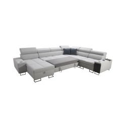 Sofá esquinero Orbix VIII con función de cama: tu lugar para relajarte y descansar. Sofá esquinero Orbix VIII con función de cama: tu lugar para relajarte y descansar.