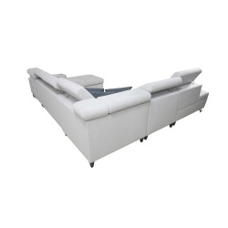 U-förmiges Ecksofa Orbix X mit Schlaffunktion und USB-Anschluss | Samt, Ultario Velvet 2979 | Wohnzimmermöbel U-förmiges Ecksofa Orbix X mit Schlaffunktion und USB-Anschluss | Samt, Ultario Velvet 2979 | Wohnzimmermöbel