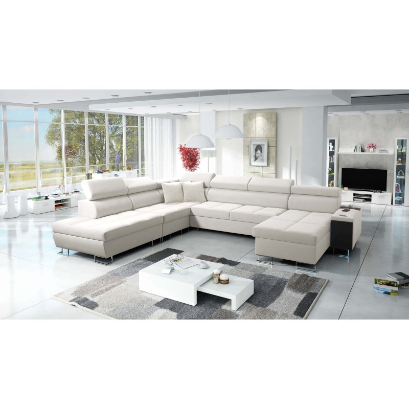 U-förmiges Ecksofa Orbix X mit Schlaffunktion und USB-Anschluss | Samt, Ultario Samt 2978 | Wohnzimmermöbel U-förmiges Ecksofa Orbix X mit Schlaffunktion und USB-Anschluss | Samt, Ultario Samt 2978 | Wohnzimmermöbel