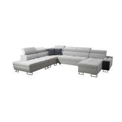 U-förmiges Ecksofa Orbix X mit Schlaffunktion und USB-Anschluss | Samt, Ultario Samt 2978 | Wohnzimmermöbel U-förmiges Ecksofa Orbix X mit Schlaffunktion und USB-Anschluss | Samt, Ultario Samt 2978 | Wohnzimmermöbel