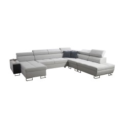 U-förmiges Ecksofa Orbix X mit Schlaffunktion und USB-Anschluss | Samt, Ultario Velvet 2979 | Wohnzimmermöbel U-förmiges Ecksofa Orbix X mit Schlaffunktion und USB-Anschluss | Samt, Ultario Velvet 2979 | Wohnzimmermöbel