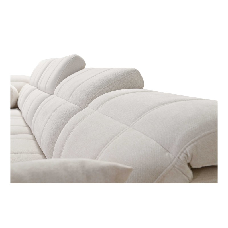 Sofá esquinero Ballagio XI con función de cama en tela Plecionka, Spring 1102: comodidad y estilo en uno. Sofá esquinero Ballagio XI con función de cama en tela Plecionka, Spring 1102: comodidad y estilo en uno.