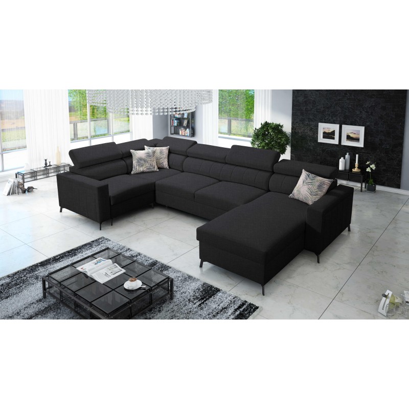 U-förmiges Ecksofa Arco V Mini mit Schlaffunktion, verstellbar U-förmiges Ecksofa Arco V Mini mit Schlaffunktion, verstellbar