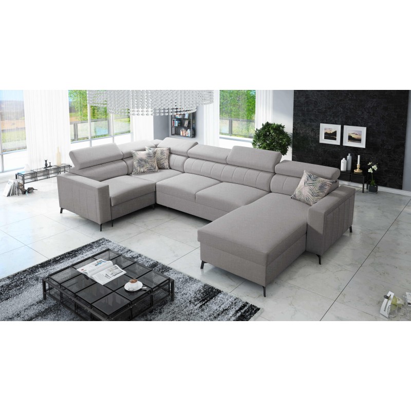 U-förmiges Ecksofa Arco V Mini mit Schlaffunktion, verstellbar U-förmiges Ecksofa Arco V Mini mit Schlaffunktion, verstellbar