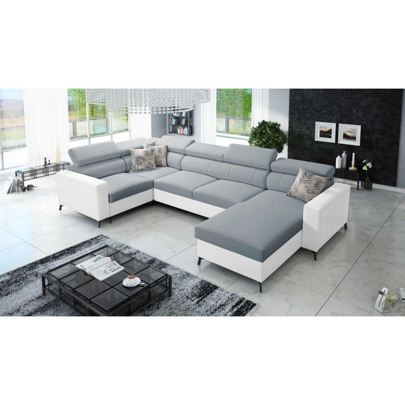 U-förmiges Ecksofa Arco V Mini mit Schlaffunktion, verstellbar U-förmiges Ecksofa Arco V Mini mit Schlaffunktion, verstellbar