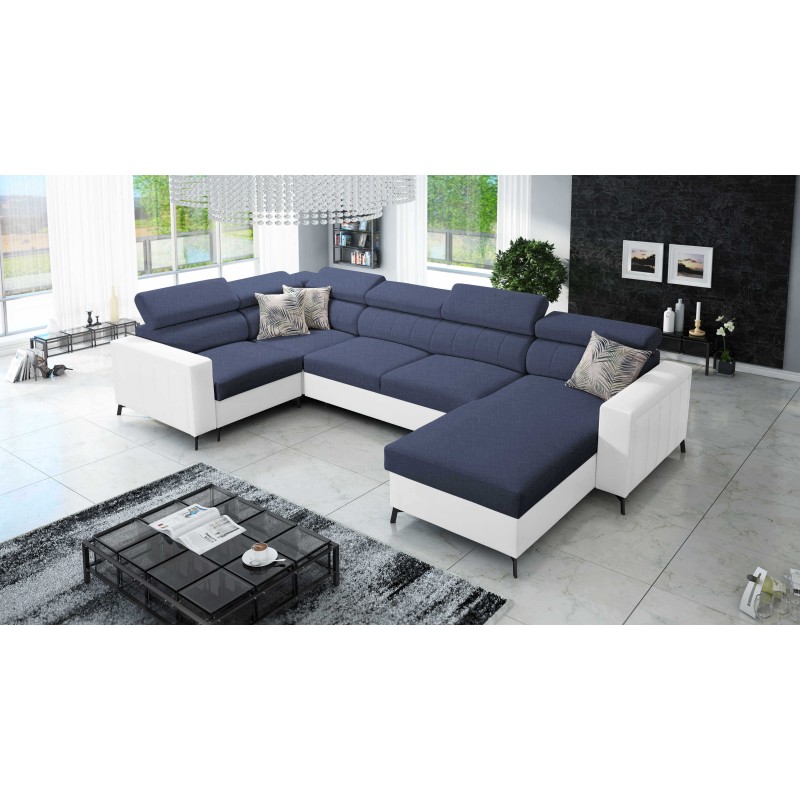 U-förmiges Ecksofa Arco V Mini mit Schlaffunktion, verstellbar U-förmiges Ecksofa Arco V Mini mit Schlaffunktion, verstellbar