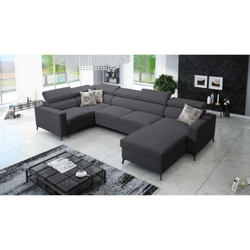 U-förmiges Ecksofa Arco V Mini mit Schlaffunktion, verstellbar U-förmiges Ecksofa Arco V Mini mit Schlaffunktion, verstellbar