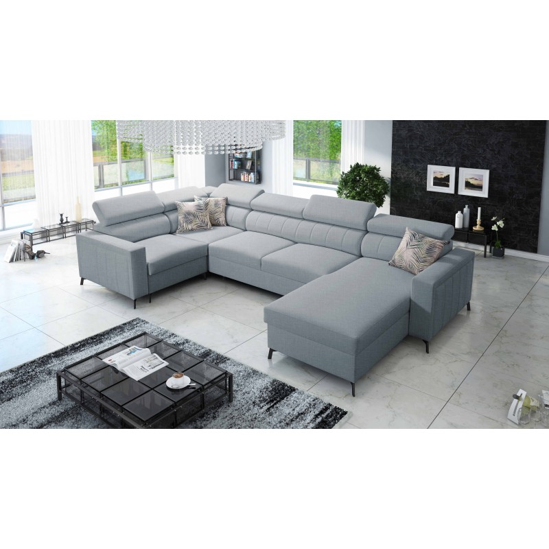 U-förmiges Ecksofa Arco V Mini mit Schlaffunktion, verstellbar U-förmiges Ecksofa Arco V Mini mit Schlaffunktion, verstellbar