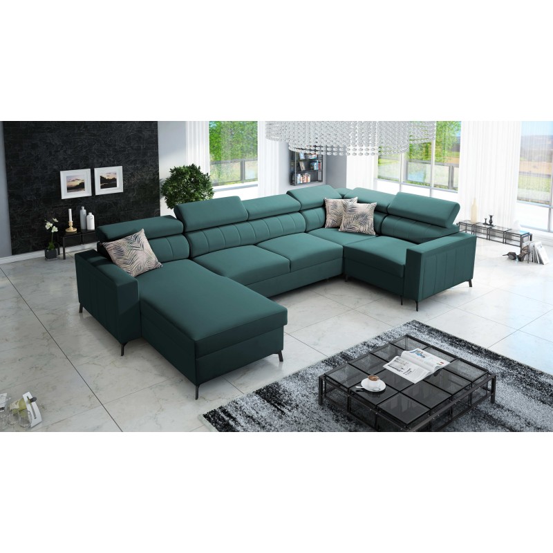 U-förmiges Ecksofa Arco V Mini mit Schlaffunktion, verstellbar U-förmiges Ecksofa Arco V Mini mit Schlaffunktion, verstellbar