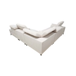 Luxuriöse Ecksofa Ballagio IX mit Schlaffunktion Plecionka, Spring 1116