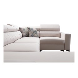 U-förmiges Ecksofa Arco V Mini mit Schlaffunktion, verstellbar