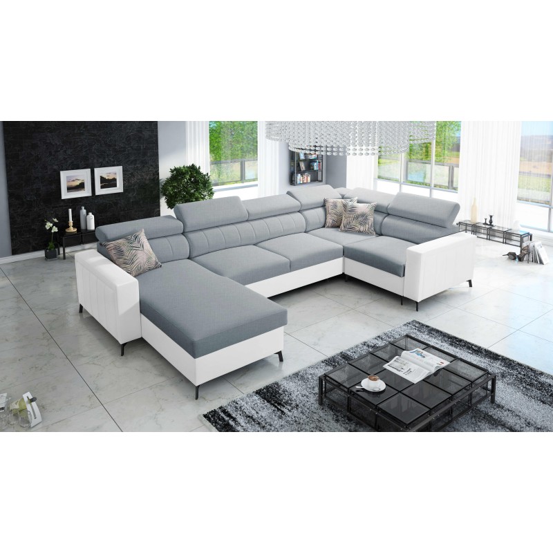 U-förmiges Ecksofa Arco V Mini mit Schlaffunktion, verstellbar U-förmiges Ecksofa Arco V Mini mit Schlaffunktion, verstellbar