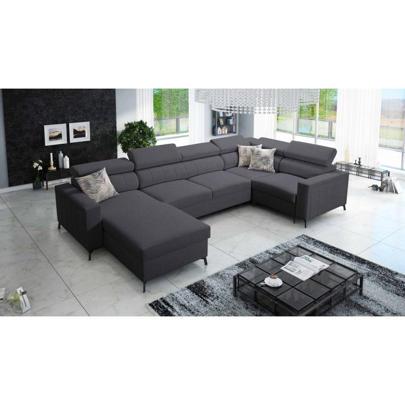 U-förmiges Ecksofa Arco V Mini mit Schlaffunktion, verstellbar U-förmiges Ecksofa Arco V Mini mit Schlaffunktion, verstellbar