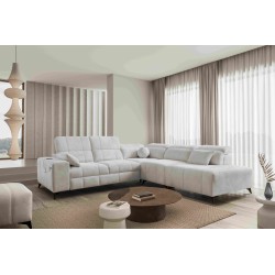 Luxury Corner Sofa Ballagio IX with Sleeping Function, Weave, Spring 1104