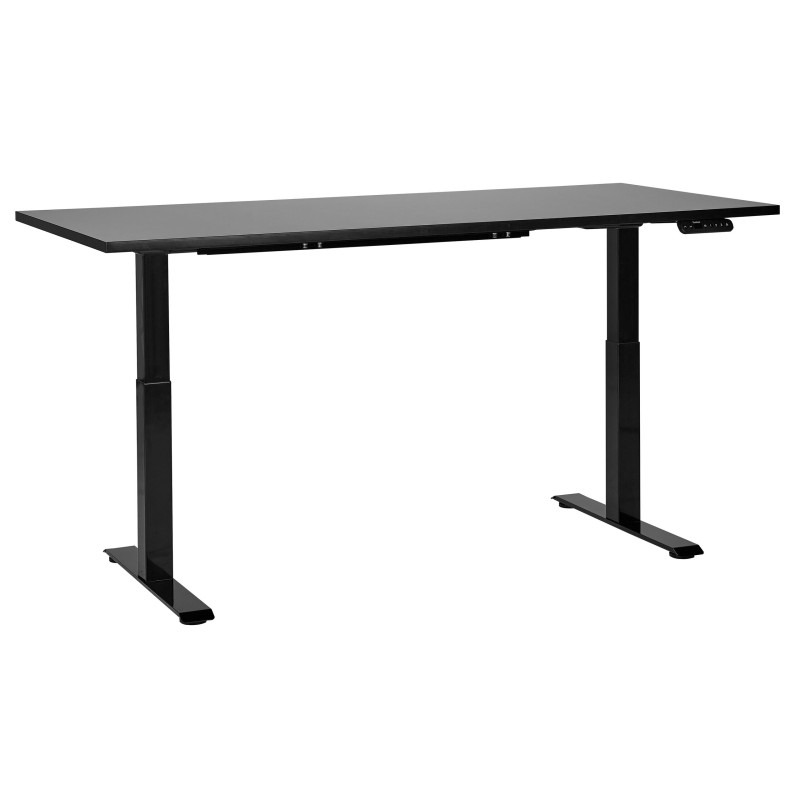 Biurko regulowane elektrycznie 180 x 80 cm czarne DESTINES