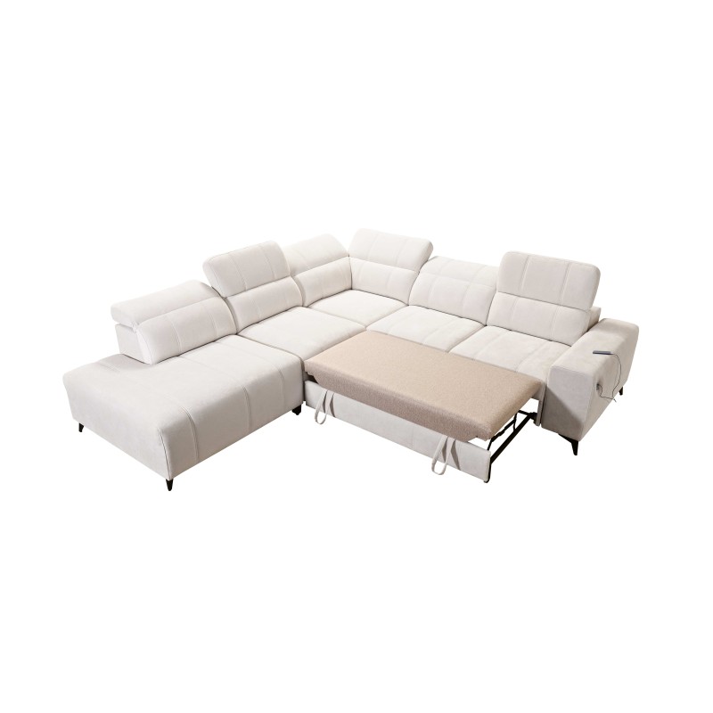 Luxury Corner Sofa Ballagio IX with Sleeping Function, Weave, Spring 1118 Luxury Corner Sofa Ballagio IX with Sleeping Function, Weave, Spring 1118