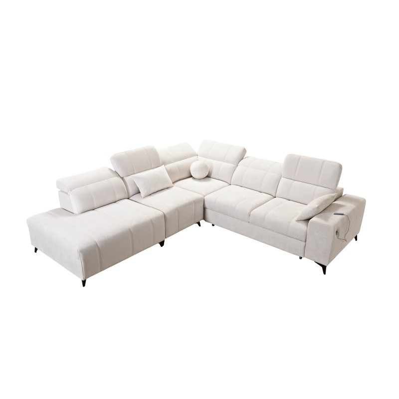 Luxuriöses Ecksofa Ballagio IX mit Schlaffunktion Plecionka, Spring 1101 Luxuriöses Ecksofa Ballagio IX mit Schlaffunktion Plecionka, Spring 1101