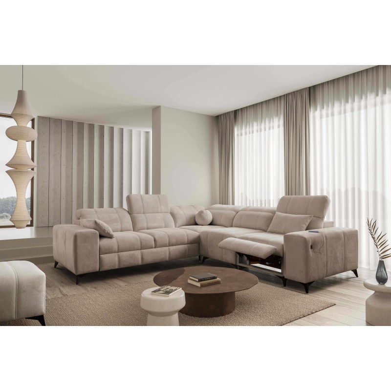Ballagio III Mix corner sofa with sleeping and relaxation function | Highest Quality Weave, Spring 1110