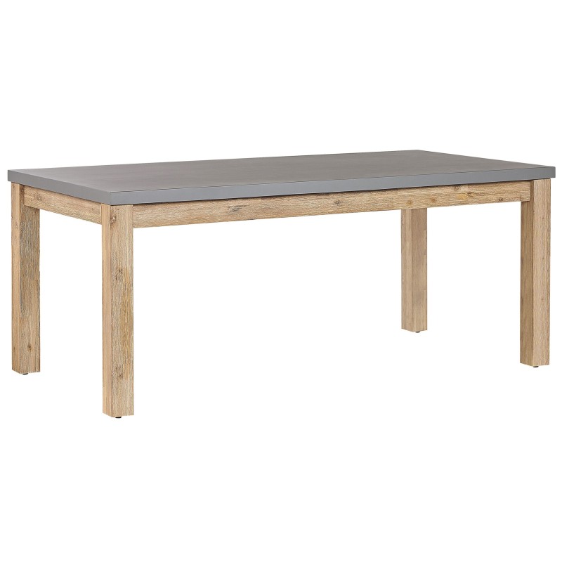 Stół ogrodowy OSTUNI 180 cm 90 cm Beton Szary