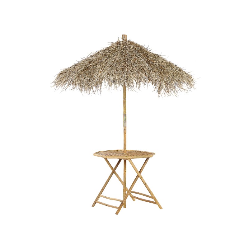 Stolik bistro MOLISE 85 cm 85 cm Drewno bambusowe Jasnobrązowy